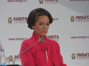 The NRA's chief Ekaterina Trofimova. Photo: vistanews.ru